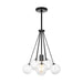 Myhouse Lighting Visual Comfort Studio - 6514301-112 - One Light Pendant - Bronzeville - Midnight Black