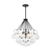 Myhouse Lighting Visual Comfort Studio - 6514303-112 - Three Light Pendant - Bronzeville - Midnight Black