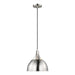 Myhouse Lighting Visual Comfort Studio - 6524201EN3-962 - One Light Pendant - Rockland - Brushed Nickel