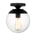 Myhouse Lighting Visual Comfort Studio - 7501801-112 - One Light Pendant - Leo - Hanging Globe - Midnight Black