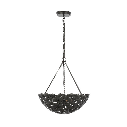 Myhouse Lighting Visual Comfort Studio - AP1193AI - Six Light Pendant - Kelan - Aged Iron