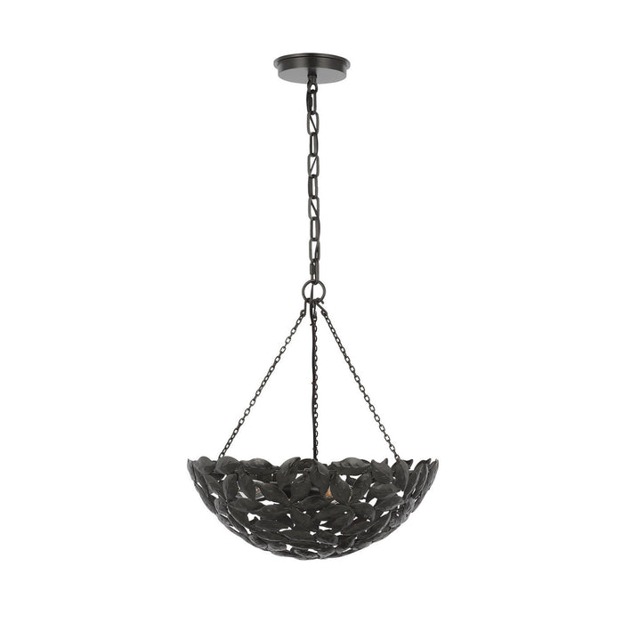 Myhouse Lighting Visual Comfort Studio - AP1193AI - Six Light Pendant - Kelan - Aged Iron