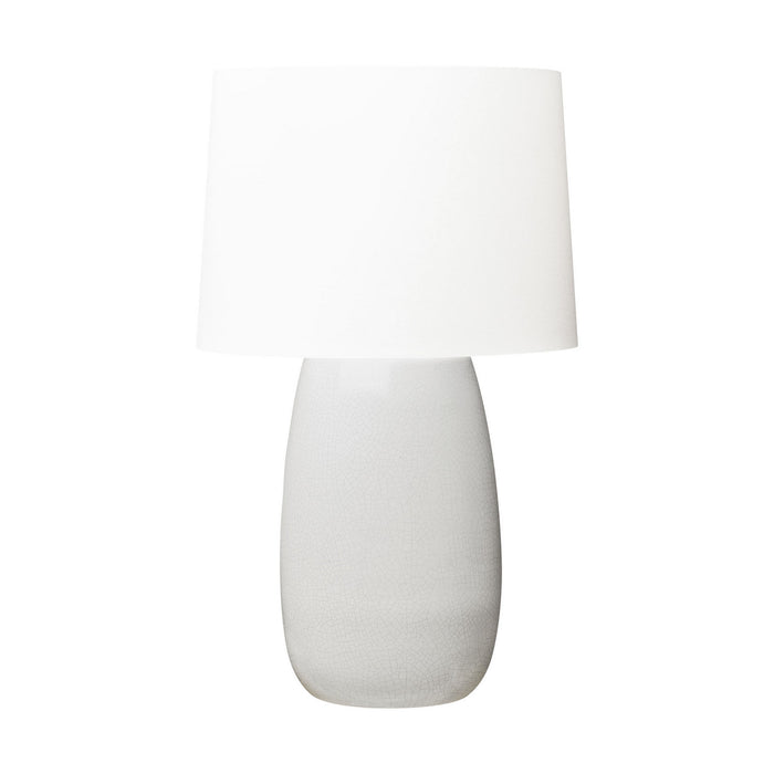 Myhouse Lighting Visual Comfort Studio - BT1081WHC1 - One Light Table Lamp - Roma - White Crackle