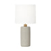Myhouse Lighting Visual Comfort Studio - BT1101WHC1 - One Light Table Lamp - Shanghai - White Crackle