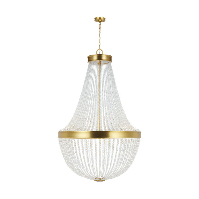 Myhouse Lighting Visual Comfort Studio - CC14912BBS - 12 Light Chandelier - Summerhill - Burnished Brass