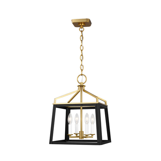 Myhouse Lighting Visual Comfort Studio - CC1564MBKBBS - Four Light Lantern - Carlow - Midnight Black