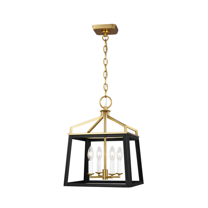 Myhouse Lighting Visual Comfort Studio - CC1564MBKBBS - Four Light Lantern - Carlow - Midnight Black