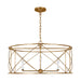 Myhouse Lighting Visual Comfort Studio - CC1624ADB - Four Light Chandelier - Beatrix - Antique Gild