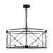 Myhouse Lighting Visual Comfort Studio - CC1624AI - Four Light Chandelier - Beatrix - Aged Iron