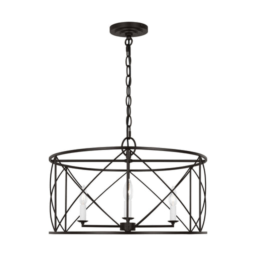 Myhouse Lighting Visual Comfort Studio - CC1634AI - Four Light Chandelier - Beatrix - Aged Iron
