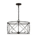 Myhouse Lighting Visual Comfort Studio - CC1634AI - Four Light Chandelier - Beatrix - Aged Iron