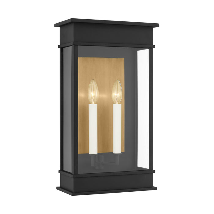 Myhouse Lighting Visual Comfort Studio - CO1472TXB - Two Light Outdoor Wall Sconce - Cupertino - Textured Black