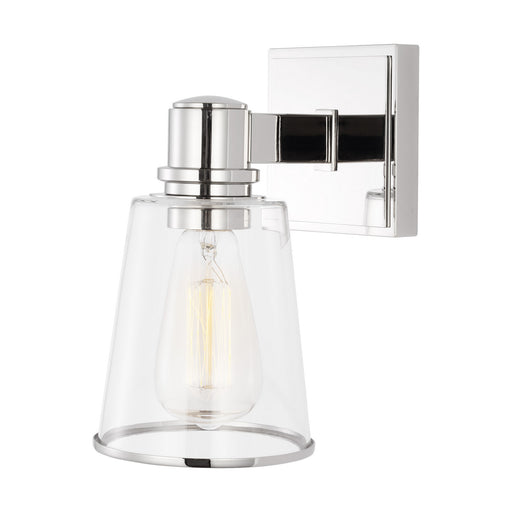 Myhouse Lighting Visual Comfort Studio - CV1031PN - One Light Bath Vanity - Alessa - Polished Nickel