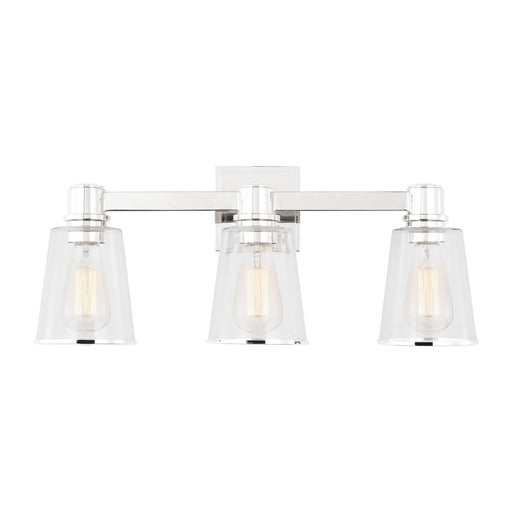 Myhouse Lighting Visual Comfort Studio - CV1033PN - Three Light Bath Vanity - Alessa - Polished Nickel
