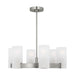 Myhouse Lighting Visual Comfort Studio - DJC1156BS - Six Light Chandelier - Rhode - Brushed Steel