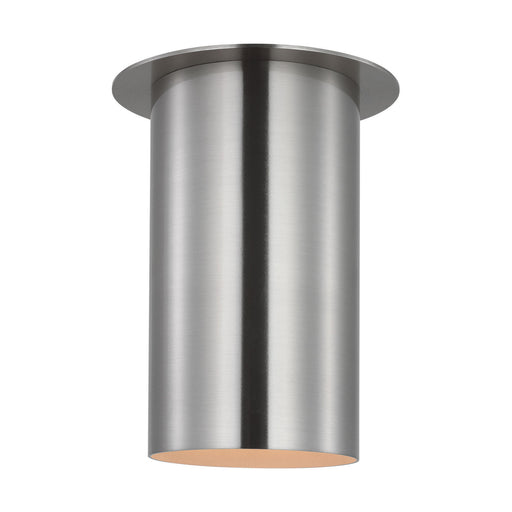 Myhouse Lighting Visual Comfort Studio - DJF1021BS - One Light Flush Mount - Archer - Brushed Steel