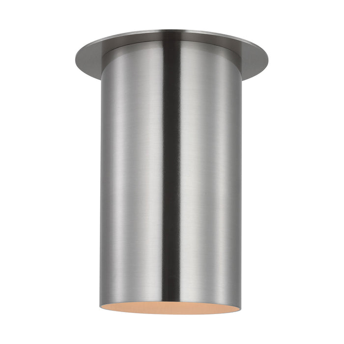 Myhouse Lighting Visual Comfort Studio - DJF1021BS - One Light Flush Mount - Archer - Brushed Steel