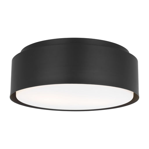 Myhouse Lighting Visual Comfort Studio - DJF1042MBK - Two Light Flush Mount - Dartmore - Midnight Black