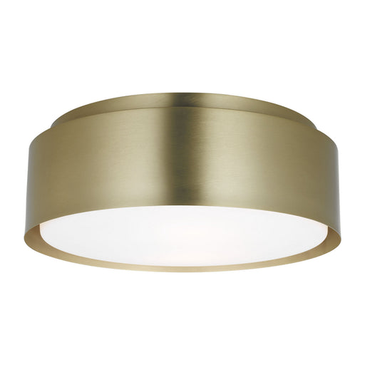Myhouse Lighting Visual Comfort Studio - DJF1042SB - Two Light Flush Mount - Dartmore - Satin Brass