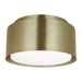 Myhouse Lighting Visual Comfort Studio - DJF1051SB - One Light Flush Mount - Dartmore - Satin Brass