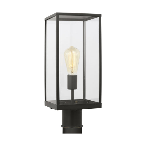 Myhouse Lighting Visual Comfort Studio - DJO1041ANBZ - One Light Post Lantern - Howell - Antique Bronze