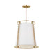 Myhouse Lighting Visual Comfort Studio - DJP1002SB - Two Light Pendant - Cortes - Satin Brass