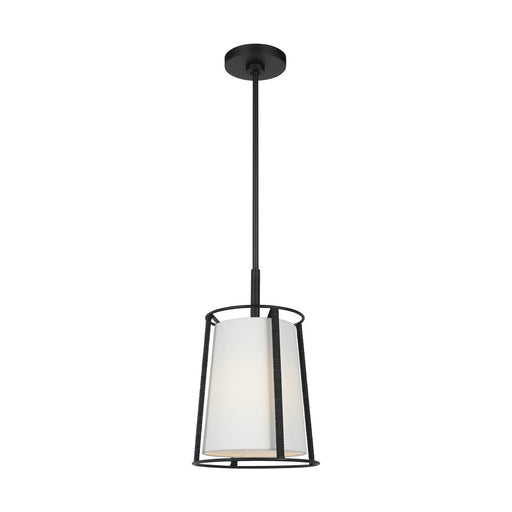 Myhouse Lighting Visual Comfort Studio - DJP1011MBK - One Light Pendant - Cortes - Midnight Black