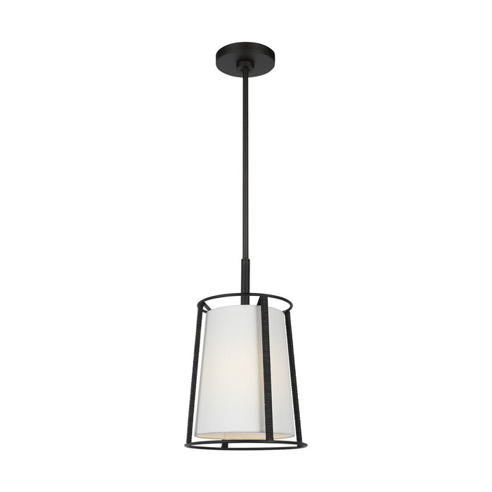 Myhouse Lighting Visual Comfort Studio - DJP1011MBK - One Light Pendant - Cortes - Midnight Black