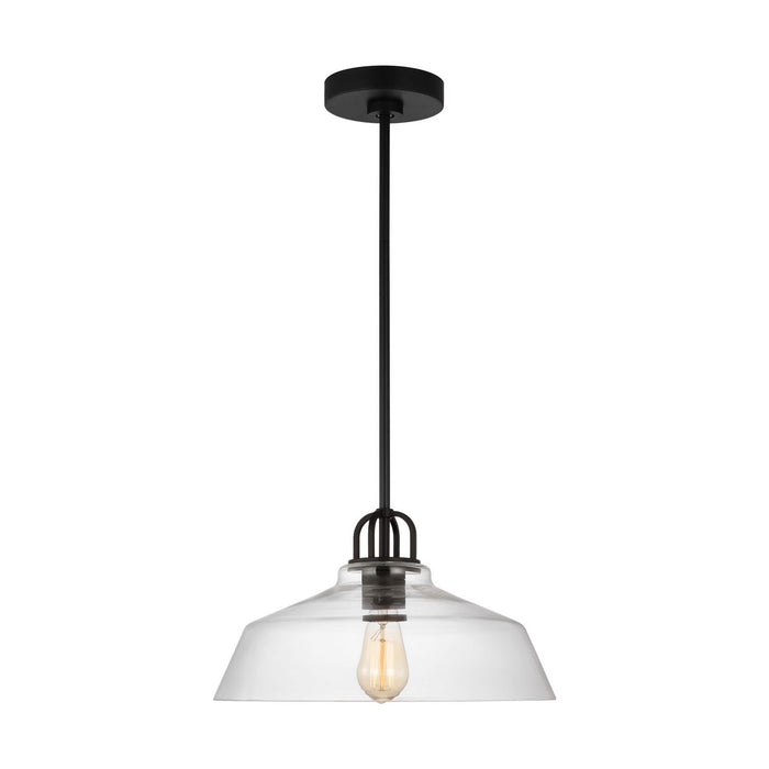Myhouse Lighting Visual Comfort Studio - DJP1121MBK - One Light Pendant - Payton - Midnight Black