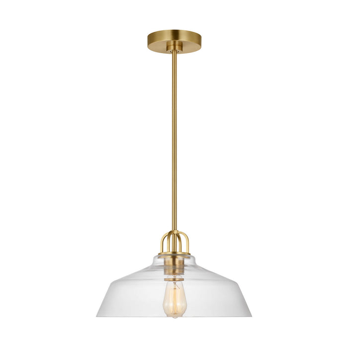 Myhouse Lighting Visual Comfort Studio - DJP1121SB - One Light Pendant - Payton - Satin Brass