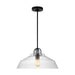 Myhouse Lighting Visual Comfort Studio - DJP1131MBK - One Light Pendant - Payton - Midnight Black