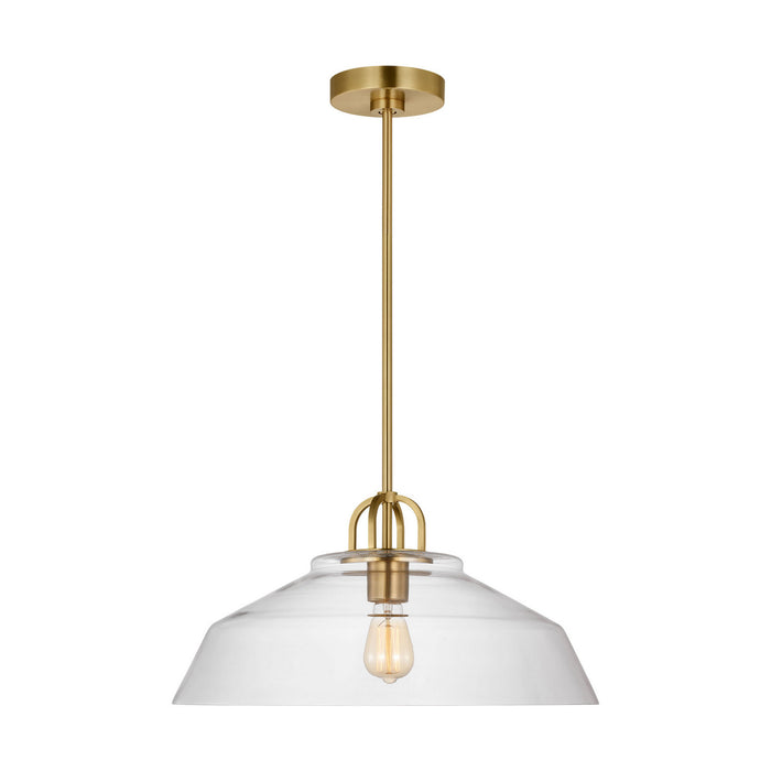 Myhouse Lighting Visual Comfort Studio - DJP1131SB - One Light Pendant - Payton - Satin Brass
