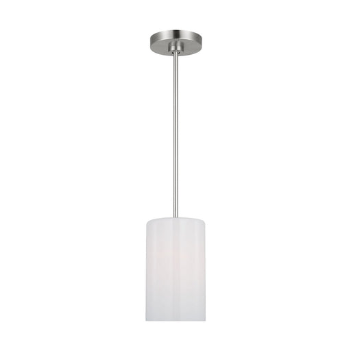 Myhouse Lighting Generation Lighting - GLP1001EN3/BS - One Light Mini Pendant - Rhett - Brushed Steel