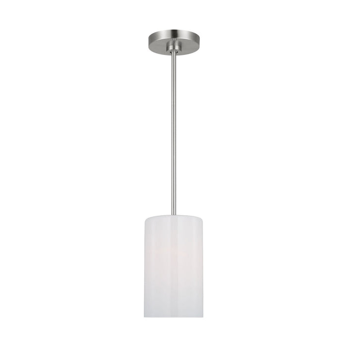 Myhouse Lighting Generation Lighting - GLP1001EN3/BS - One Light Mini Pendant - Rhett - Brushed Steel