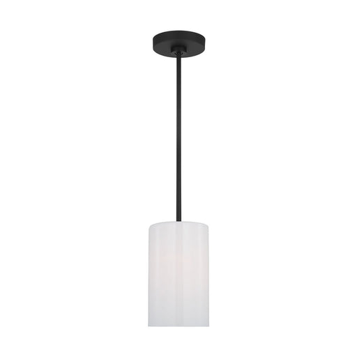 Myhouse Lighting Generation Lighting - GLP1001EN3/MBK - One Light Mini Pendant - Rhett - Midnight Black