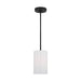 Myhouse Lighting Generation Lighting - GLP1001EN3/MBK - One Light Mini Pendant - Rhett - Midnight Black