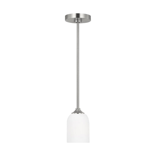Myhouse Lighting Generation Lighting - GLP1021EN3/BS - One Light Mini Pendant - Emile - Brushed Steel