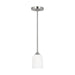 Myhouse Lighting Generation Lighting - GLP1021EN3/BS - One Light Mini Pendant - Emile - Brushed Steel