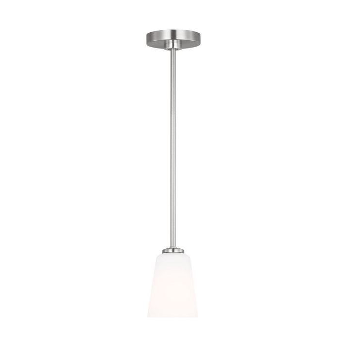 Myhouse Lighting Generation Lighting - GLP1031BS - One Light Mini-Pendant - Miles - Brushed Nickel