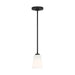 Myhouse Lighting Generation Lighting - GLP1031MBK - One Light Mini-Pendant - Miles - Midnight Black