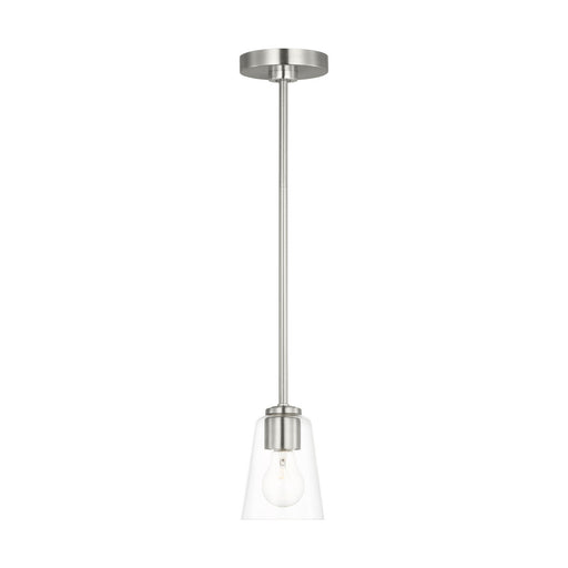 Myhouse Lighting Generation Lighting - GLP1041BS - One Light Mini-Pendant - Miles - Brushed Nickel