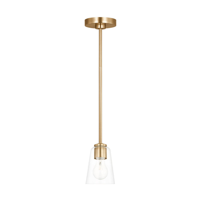 Myhouse Lighting Generation Lighting - GLP1041SB - One Light Mini-Pendant - Miles - Satin Brass