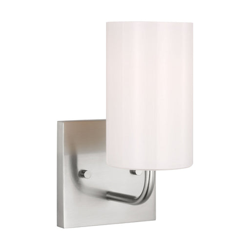 Myhouse Lighting Generation Lighting - GLV1001EN3/BS - One Light Vanity - Rhett - Brushed Steel