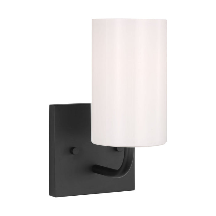 Myhouse Lighting Generation Lighting - GLV1001EN3/MBK - One Light Vanity - Rhett - Midnight Black