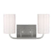 Myhouse Lighting Generation Lighting - GLV1002EN3/BS - Two Light Vanity - Rhett - Brushed Steel