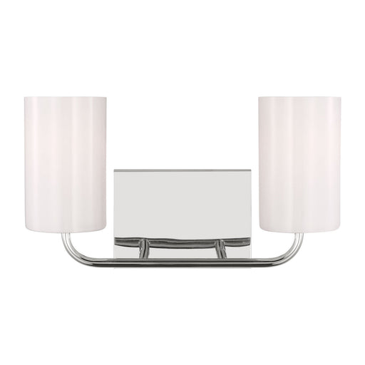 Myhouse Lighting Generation Lighting - GLV1002EN3/CH - Two Light Vanity - Rhett - Chrome