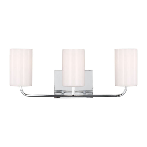 Myhouse Lighting Generation Lighting - GLV1003EN3/CH - Three Light Vanity - Rhett - Chrome