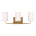 Myhouse Lighting Generation Lighting - GLV1003EN3/SB - Three Light Vanity - Rhett - Satin Bronze