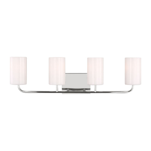 Myhouse Lighting Generation Lighting - GLV1004EN3/CH - Four Light Vanity - Rhett - Chrome
