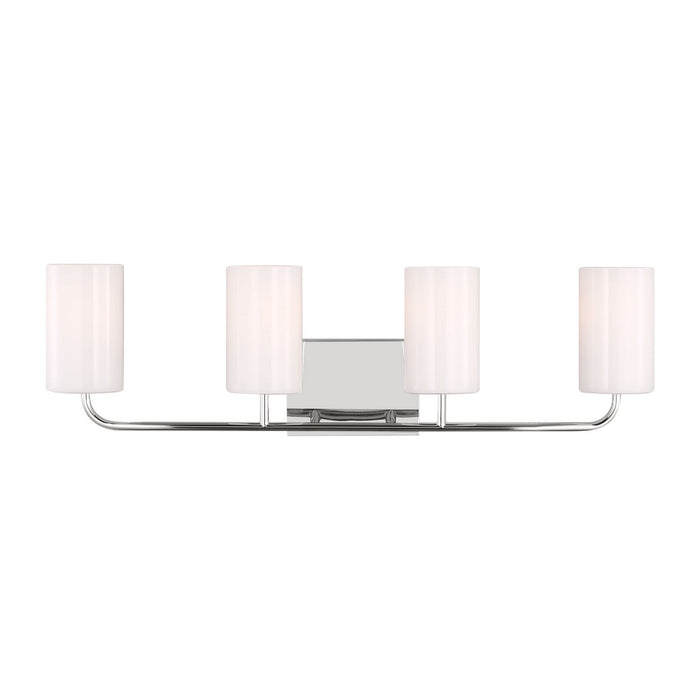 Myhouse Lighting Generation Lighting - GLV1004EN3/CH - Four Light Vanity - Rhett - Chrome